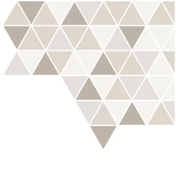 Vector template square cards made of triangles. Illustrazione stock