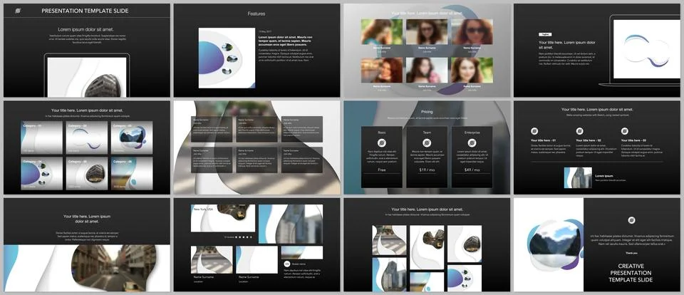 Vector template for website design, presentations, portfolio. Templates for Stock Illustration