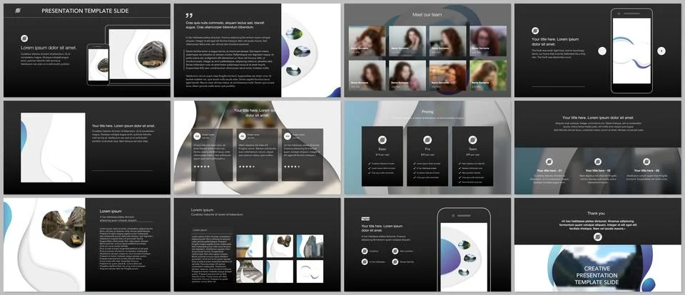 Vector template for website design, presentations, portfolio. Templates for Stock Illustration