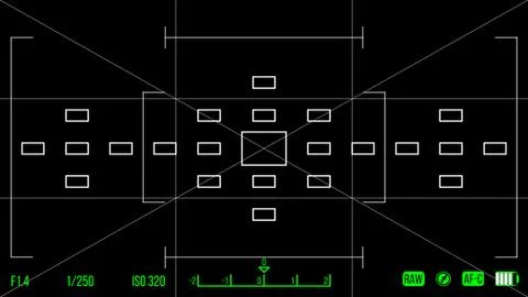 Vector template for your design. Camera viewfinder. Focusing screen of the 스톡 일러스트