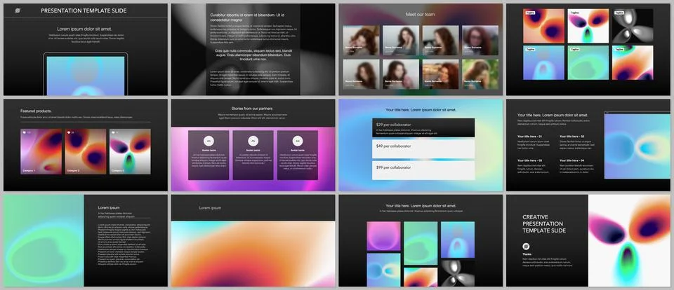 Vector templates for website design, presentations, portfolio. Templates for Stock Illustration