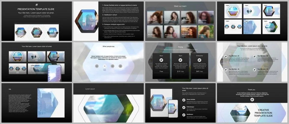 Vector templates for website design, presentations, portfolio. Templates for Stock Illustration