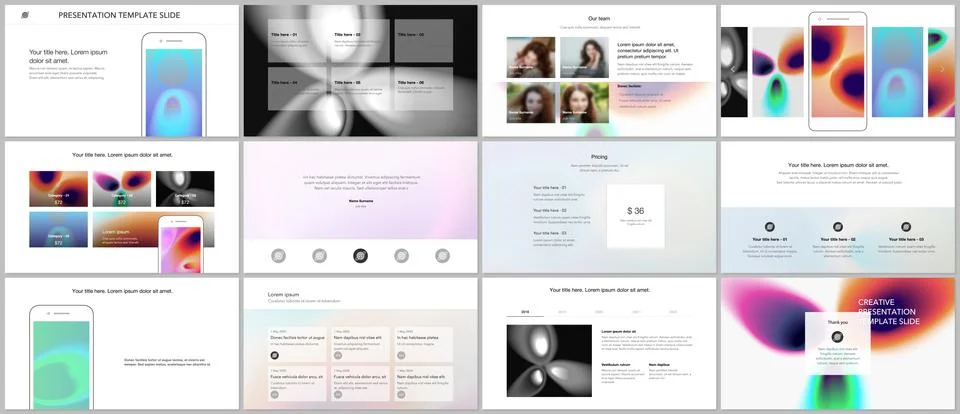 Vector templates for website design, presentations, portfolio. Templates for Stock Illustration