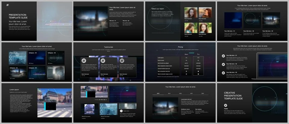 Vector templates for website design, presentations, portfolio. Templates for Stock Illustration