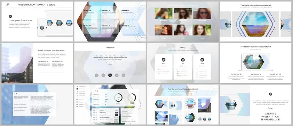 Vector templates for website design, presentations, portfolio. Templates for Stock Illustration