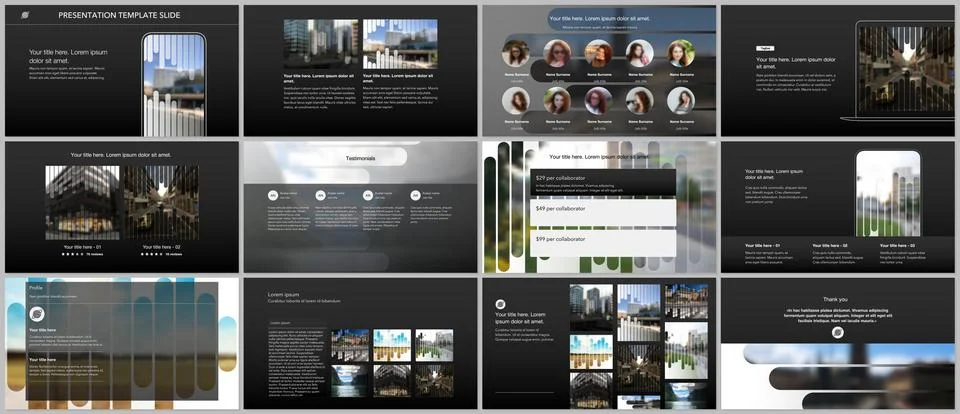 Vector templates for website design, presentations, portfolio. Templates for Stock Illustration