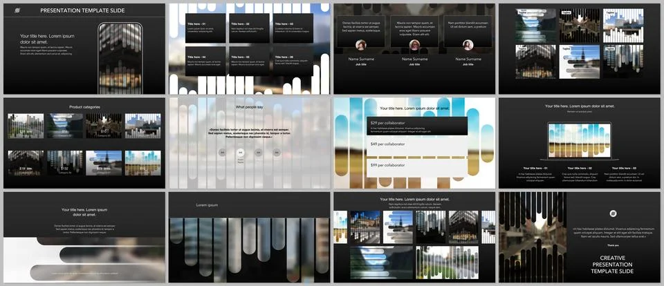 Vector templates for website design, presentations, portfolio. Templates for Stock Illustration