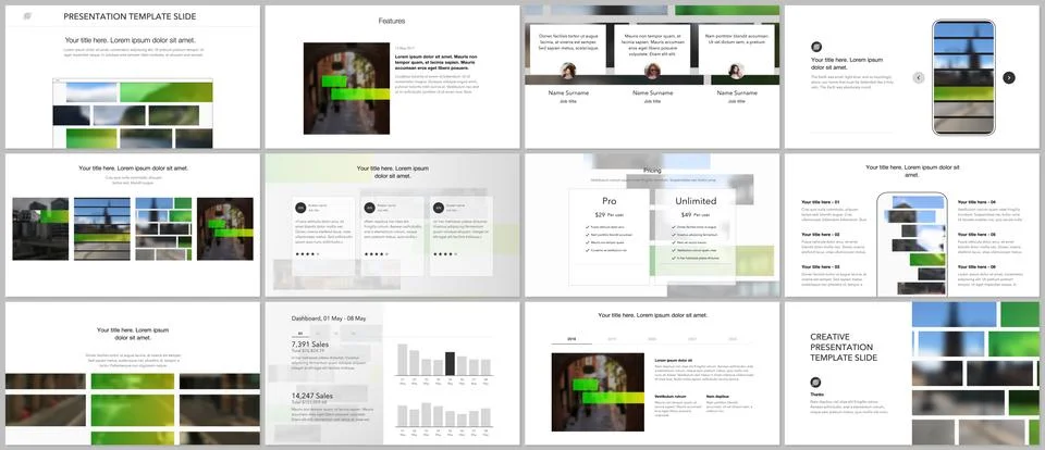 Vector templates for website design, presentations, portfolio. Templates for Stock Illustration