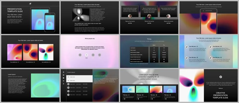 Vector templates for website design, presentations, portfolio. Templates for Stock Illustration