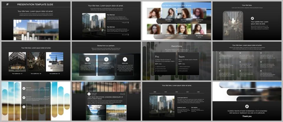 Vector templates for website design, presentations, portfolio. Templates for Stock Illustration