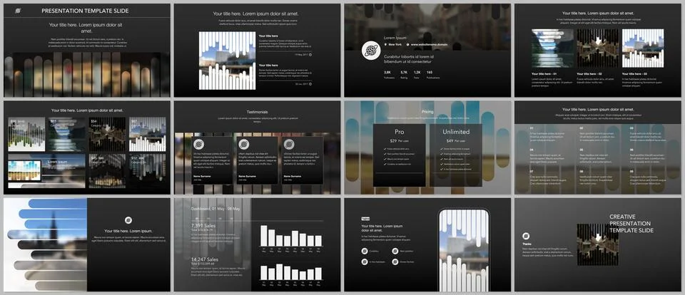 Vector templates for website design, presentations, portfolio. Templates for Stock Illustration