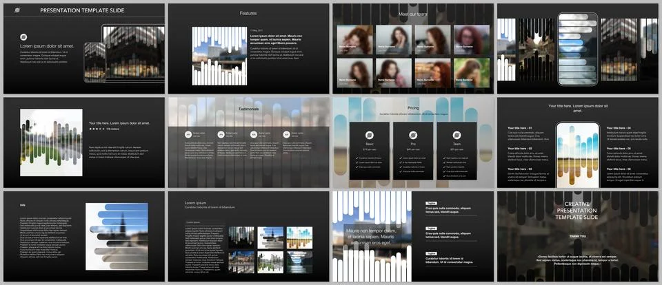 Vector templates for website design, presentations, portfolio. Templates for Stock Illustration