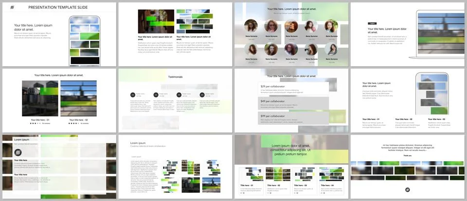 Vector templates for website design, presentations, portfolio. Templates for Stock-Illustration