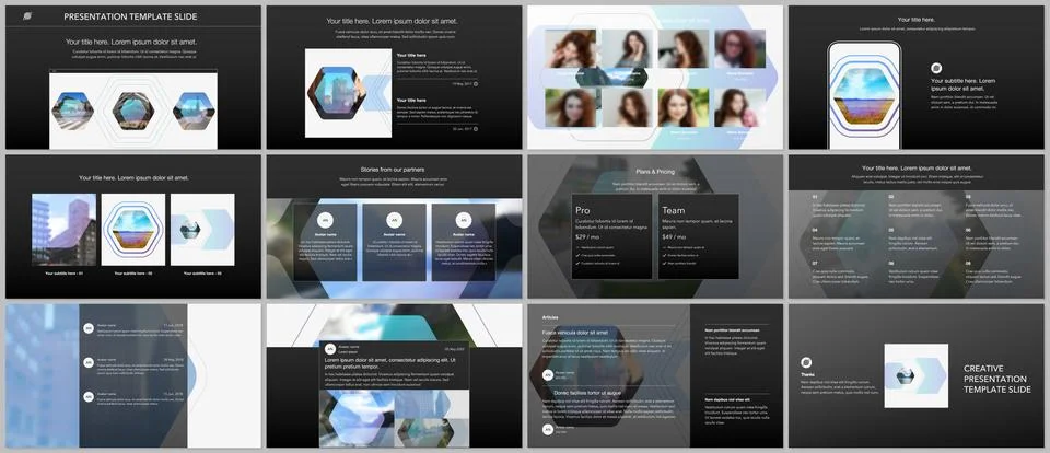 Vector templates for website design, presentations, portfolio. Templates for Stock Illustration