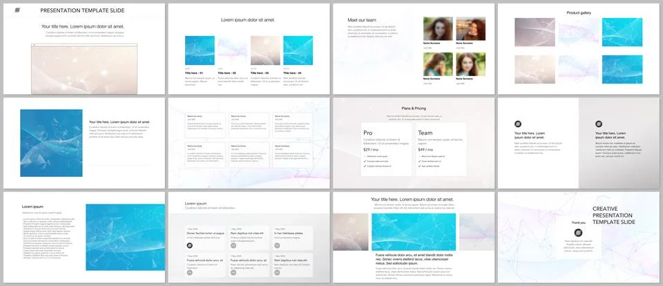 Vector templates for website design, presentations, portfolio. Templates for Stock Illustration