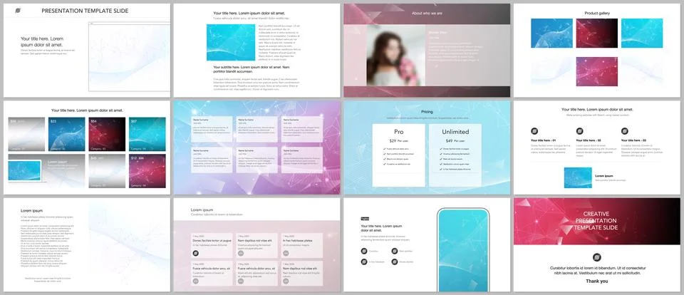 Vector templates for website design, presentations, portfolio. Templates for Stock Illustration