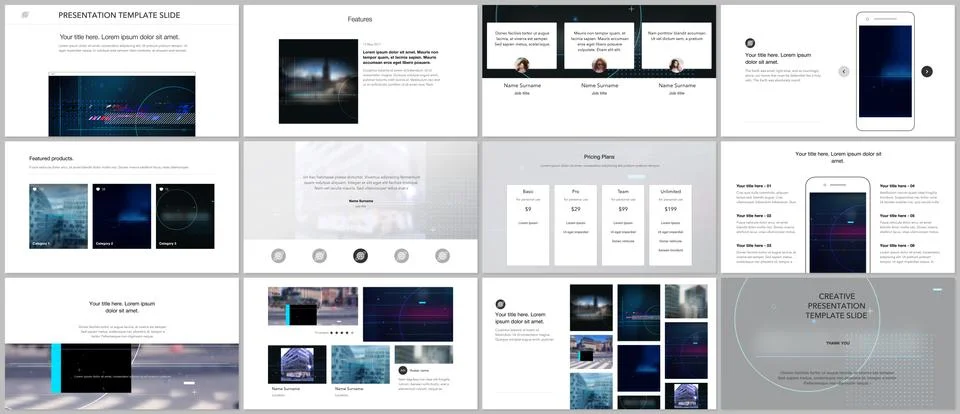 Vector templates for website design, presentations, portfolio. Templates for Stock Illustration
