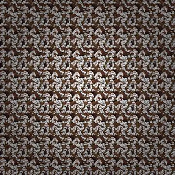 Vector. Tender fabric pattern. White, black and brown on colors. Pattern. Seamle Stock Illustration