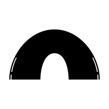 Vector tent black canvas icon marquee party event silhouette tent icon Stock Illustration