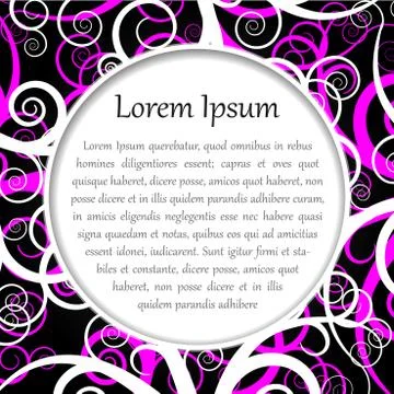 Vector text background Stock Illustration