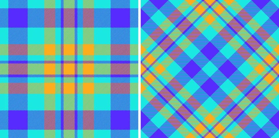 Vector textile background of texture plaid tartan with a seamless pattern c.. イラスト素材
