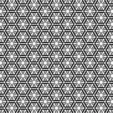 Vector textile with black geometry pattern Stock Illustration