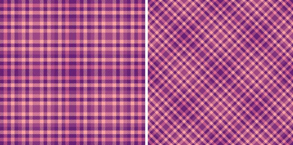 Vector textile check of texture tartan seamless with a fabric background pl.. Stock Illustration