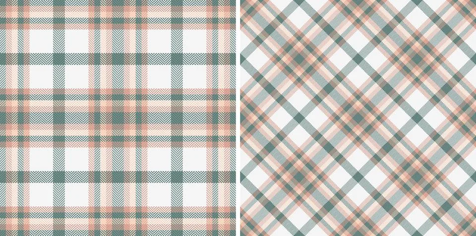 Vector textile texture of check seamless fabric with a pattern tartan backg.. Illustrazione stock