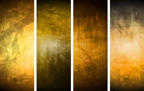 Vector textural banners in grunge style. Eps 10 Vector textural banners in... Stock Photos