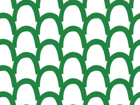Vector texture background, seamless pattern. Hand drawn, green, white colors. Stock Illustration