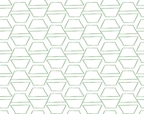 Vector texture background, seamless pattern. Hand drawn, green, white colors. Stock Illustration