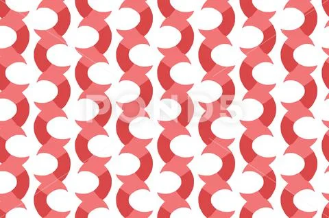 Vector texture background, seamless pattern. Hand drawn, red, white colors. Stock Illustration