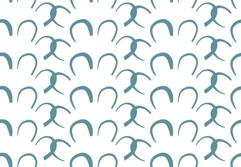 Vector texture background, seamless pattern. Hand drawn, blue, white colors. Stock Illustration