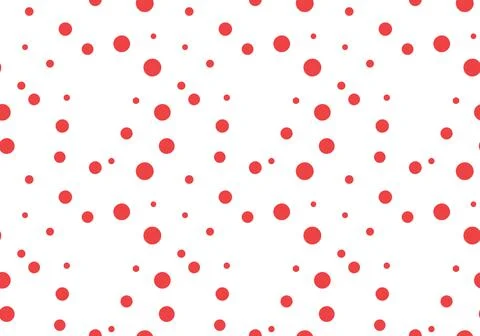 Vector texture background, seamless pattern. Hand drawn, red, white colors. Stock Illustration