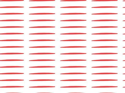 Vector texture background, seamless pattern. Hand drawn, red, white colors. Stock Illustration