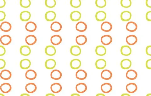 Vector texture background, seamless pattern. Hand drawn, yellow, orange, whit Illustrazione stock