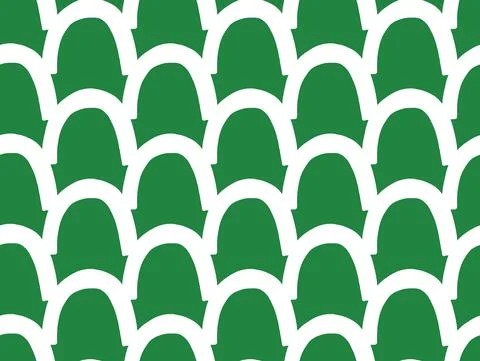 Vector texture background, seamless pattern. Hand drawn, green, white colors. Stock Illustration