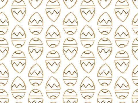 Vector texture background, seamless pattern. Hand drawn, brown, white colors. Stock Illustration