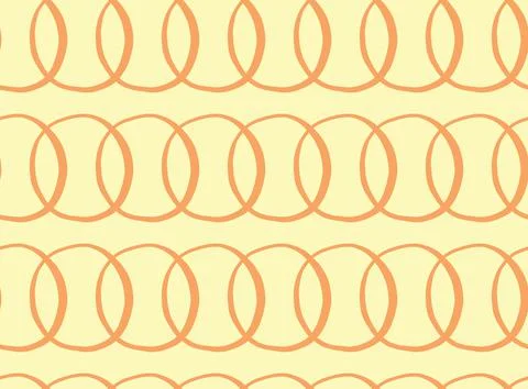 Vector texture background, seamless pattern. Hand drawn, yellow, orange color Stock Illustration