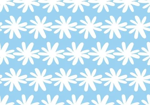 Vector texture background, seamless pattern. Hand drawn, blue, white colors. Stock Illustration