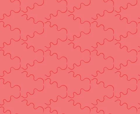 Vector texture background, seamless pattern. Hand drawn, red colors. Stock Illustration