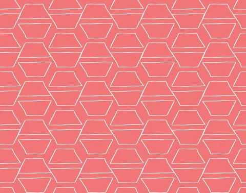 Vector texture background, seamless pattern. Hand drawn, red, wihte colors. Illustrazione stock