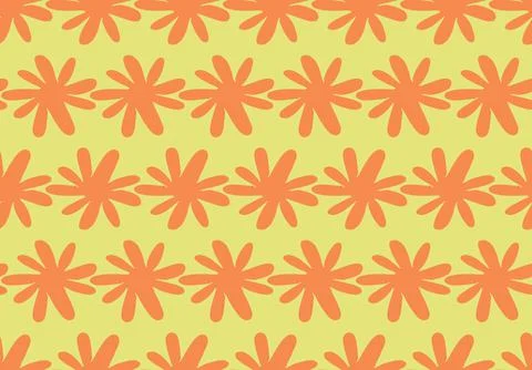 Vector texture background, seamless pattern. Hand drawn, yellow, orange color Stock Illustration