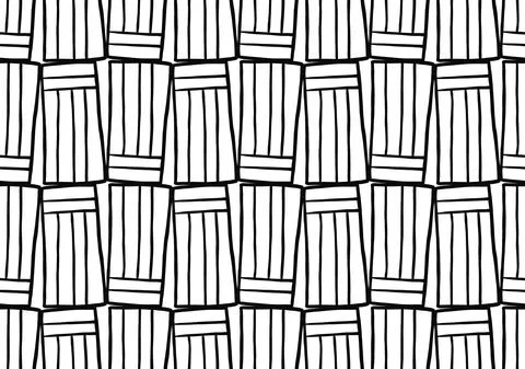 Vector texture background, seamless pattern. Hand drawn, black, white colors. Stock Illustration