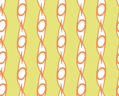 Vector texture background, seamless pattern. Hand drawn, yellow, orange, whit Illustrazione stock