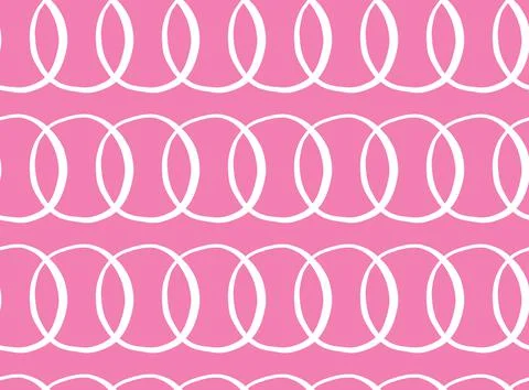 Vector texture background, seamless pattern. Hand drawn, pink, white colors. Stock Illustration