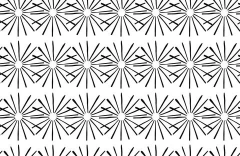 Vector texture background, seamless pattern. Hand drawn, black, white colors. Stock Illustration