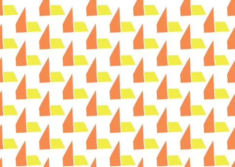 Vector texture background, seamless pattern. Hand drawn, yellow, orange, whit Illustrazione stock