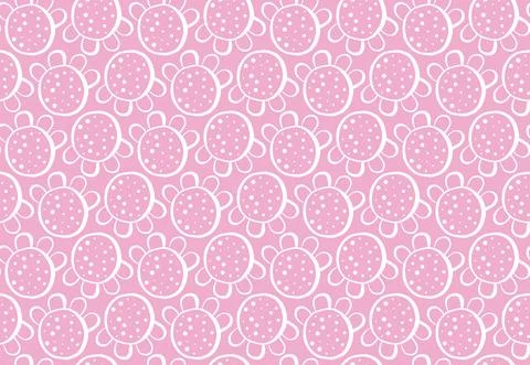 Vector texture background, seamless pattern. Hand drawn, pink, white colors. Stock Illustration