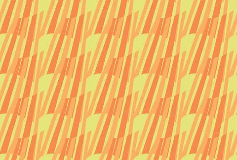 Vector texture background, seamless pattern. Hand drawn, yellow, orange color Stock Illustration